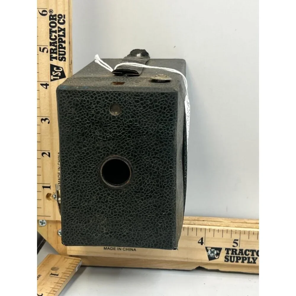 Vintage Kodak No. 2A Brownie 1938-33 Black Box Camera with 120 Roll Film